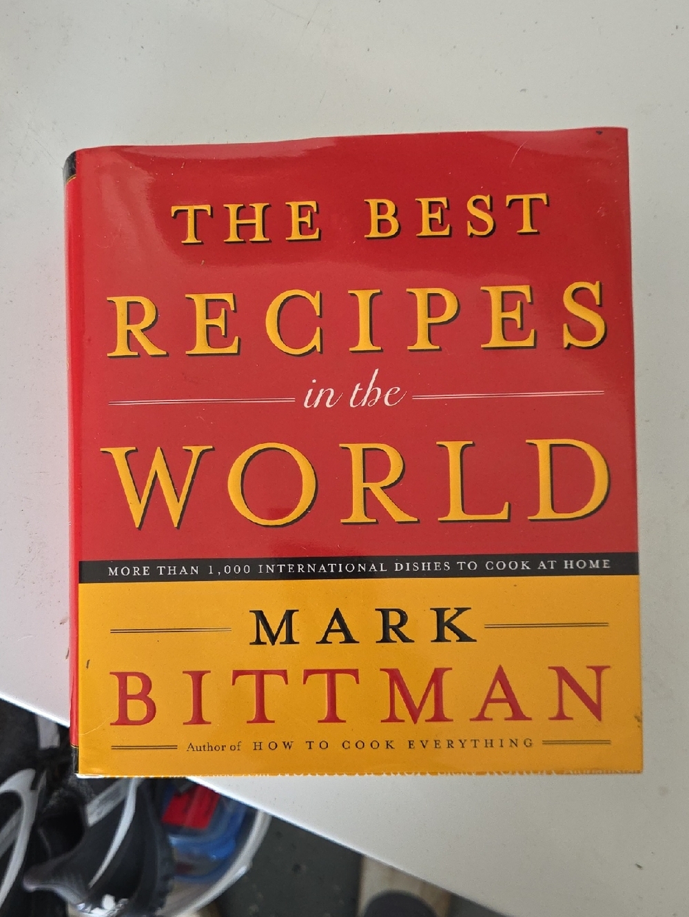 The Best Recipes in the World Cookbook - Red/Yellow